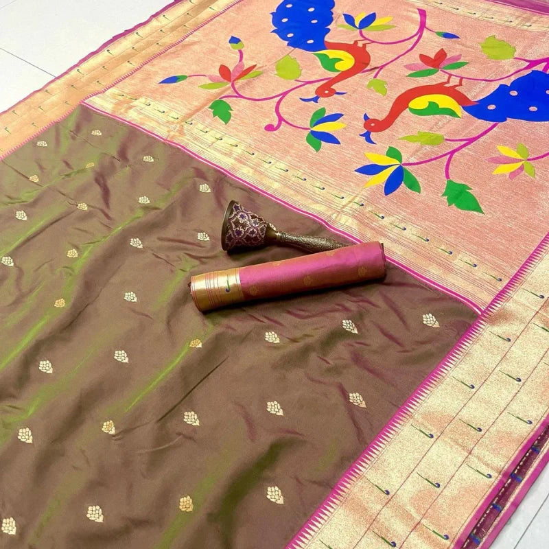 Kanjivaram Paithani Saree
