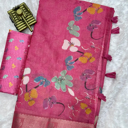 Jute Cotton Silk Sarees 