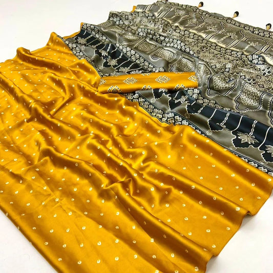 Ajrakh Semi Modal Saree