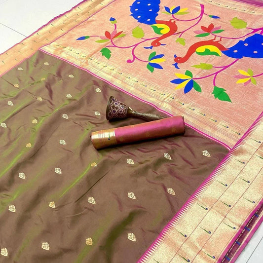 Kanjivaram Paithani Saree