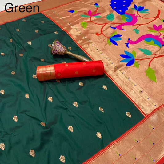 Kanjivaram Paithani Saree