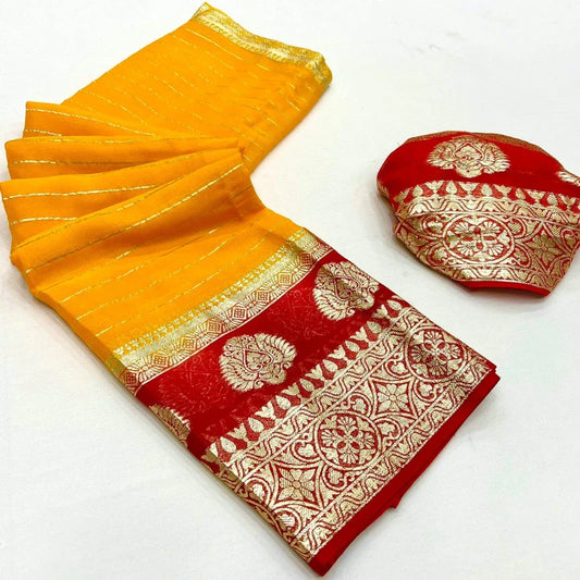 Viscose Georgette Saree